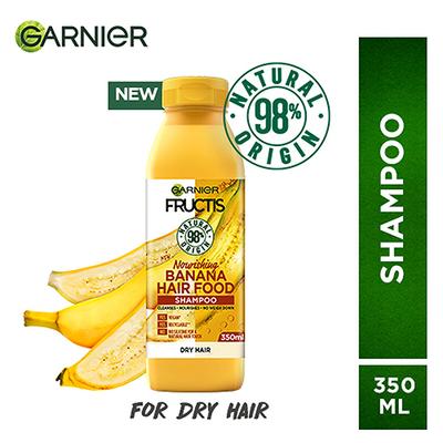 Garnier Fructis Hair Food - Nourishing Banana Shampoo For Dry Hair 350 ml - Shampoos