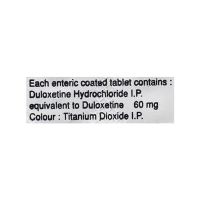 Symbal 60mg Tablet 10'S - Depression-Ant