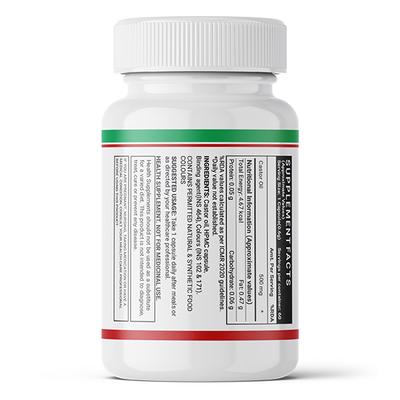 INLIFE Castor Oil 500 mg Veg Capsule 60's - Hair & Skin