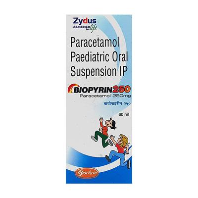 Biopyrin 250mg Suspension 60ml - Fever-Non