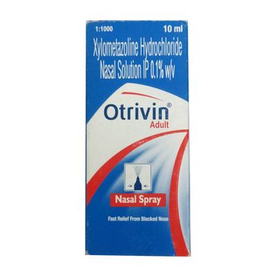 Otrivin Adult Nasal Spray 10ml - Nasal Congestion-Nas