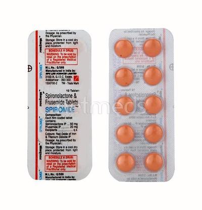 Spiromide Tablet 10'S - Hypertension-Diu