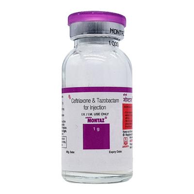 Montaz 1gm Injection 1's - Bacterial Infections-Cep