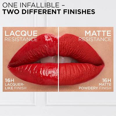 Loreal Paris Infallible Laque Resistance Lacquer-Like Shine, 16H Longwear, 635 Worth It Medium 4 ml - Liquid Lipsticks