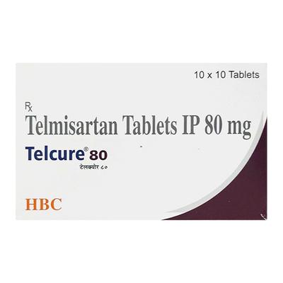 Telcure 80mg Tablet 10'S - Hypertension-Ang