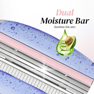 LetsShave Evior 3 Sensitive Razor for Women - 1 Handle + 1 Blade  Smooth Full Body Shave - Shaving & Hair Removal