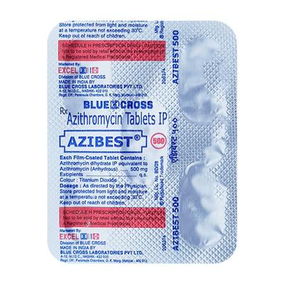 AZIBEST 500 Tablet 5's - Bacterial Infections-Mac