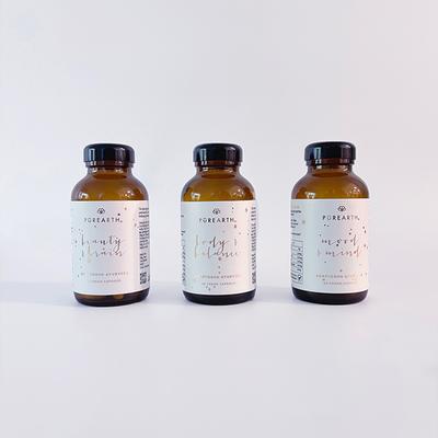 Purearth Beauty & Brain Ayurvedic Supplement 60's - Hair & Skin