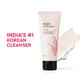 The Face Shop Rice Water Bright Foaming Cleanser- Best Korean Face Wash for Glowing Skin 150 ml - Face Wash & Cleansers