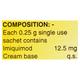 Imiquad 12.5mg Cream 3X0.25gm - Warts/Calluses/Other Skin Lesion-Ker