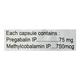 Neurica M 75mg Capsule 10'S - Neuropathic Pain-Dru