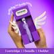 Bombae Rollplay Pro Hair Removal Razor for Women with Rolatek Roller, Aloe Gel and Jojoba Oil 125Pcs 1's - Razors & Cartridges