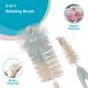 Vega Baby & Mom Bottle, Nipple Rotating Brush & BPA Free 1's - Breast Feeding Tools
