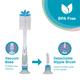Vega Baby & Mom 2-in-1 Bottle, Nipple Brush & BPA Free 1's - Breast Feeding Tools