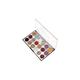Miss Rose 18 Color Glitter Eyeshadow Palette 7001 - 83 M1 20 gm - Face Palettes