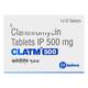 CLATM 500mg Tablet 10's - Bacterial Infections-Mac