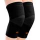 Tynor Knee Cap Air (XL) - Black & Orange - Knee/Ankle/Leg/Foot Supports