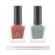 Colorsoul Bliss Vegan Nail Enamel, Rich Souffle, Smog, B13, B17 (Pack of 2 x 8 ml) 1's - Nail Polish