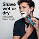 Braun Series 3 310s Wet and Dry Electric Shaver for Men and Rechargeable, Sensitve Shave for Skin Comfort Cordless 353.8 gm - Grooming Kits