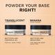 Pilgrim Banana Setting Loose Powder with Brightening Effect Sets Makeup All Day Long Pore-Blurring Smooth Finish Instant Oil-Control Lightweight 8 gm - Loose Powder