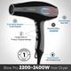 Vega Blow Pro 2200-2400W Hair Dryer With Comb, Concentrator & Diffuser Nozzles, (Vhdp-05) 1's - Hair Dryers