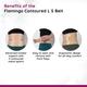 Flamingo Contoured L.S. Belt Beige (OC2006) (XL) 1's - Abdomen/Neck/Arm/Elbow Supports