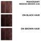 BBlunt Salon Secret High Shine creme Hair Colour 4.56 Mahogany Reddish Brown (50gm+50ml+8ml) 1's - Crème