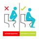 PeeBuddy Disposable Paper Toilet Seat Cover 60's - Toilet Seat Sanitizer