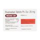 NOAX 20 Tablet 15's - Blood Clot-Ant