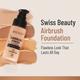 Swiss Beauty Airbrush Finish Lightweight Foundation Shade- Caramel Beige 30 gm - Foundation