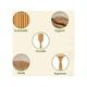 Allure Bamboo Strip Paddle Hair Brush 1's - Hair Brushes