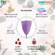AmbiTech Reusable Menstrual Cup for Women with Pouch (S) 1's - Menstrual Cups