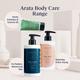 Arata Natural Body Care Set For Women & Men With Body Lotion & Body Wash 600 ml - Lotions & Creams