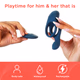 Skore Tremor Rechargeable Dual Motor Vibrating Ring 1's - Massagers And Vibrators