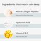 Hk Vitals Truebasics Collaskin, Marine Collagen Peptides for Youthful Glowing Skin, Orange 200 gm - Hair & Skin