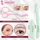 Majestique Eyebrow Trimmer Scissors with Folding Facial Razors - Multicolor 3's - Face & Eyebrow Razors