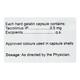 TACROCORD 0.5mg Capsule 10's - Auto Immune Disease-Imm