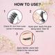 Bronson Professional False Eyelashes Set of 5 Pair 6D Long and Natural 202 Fake False Lashes 1's - Eyelashes