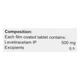 Lircetam 500mg Tablet 10'S - Epilepsy/Convulsion-Ant