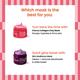 Foxtale Cherry-Collagen Whipped Clay Mask, Plumps, Firms, & Hydrates 75 gm - Masks & Peels
