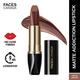 FACESCANADA Matte Addiction Lipstick Fierce Brown 10 3.7gm - Lipsticks