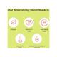 Foxtale Nourishing Sheet Mask with Hyaluronic Acid and Avocado 26 gm - Sheet Masks