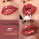 Kiro Ceramide Drip Tinted Lip Glaze Rich Pecan (Brick Red) 13 gm - Lip Balms