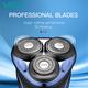 VGR V-306 Wet and Dry Shaver, 300 min Runtime (Blue) 1's - Shavers