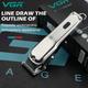 VGR PRO Skin Friendly V116 Pro Trimmer 75 min Runtime (White) 1's - Trimmers