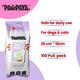 Pawpaya Pet Wipes Pull Pack 20 x 18 cm 100's - Pet Grooming