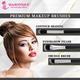 Majestique premium makeup brushes 3pcs 1's - Face Brush