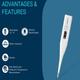 Omron Thermometer Pencil Type (MC-246) - Thermometer & Oximeter