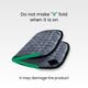 Sahyog Wellness Velvet Orthopaedic Electric Heating Pad - Grey (XXL) - Heating Belt