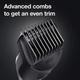Braun MGK5380, 9-in-1 Beard Trimmer for Men from Gillette, All-in-One Tool, 7 Attachments Black and Nordic Blue 375 gm - Grooming Kits
